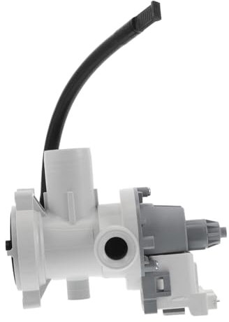 iplusmile Motore Pompa Di Scarico Per Lavatrice Compatibile Modelli Carica Frontale Per Scarico Acqua Materiale Bianco