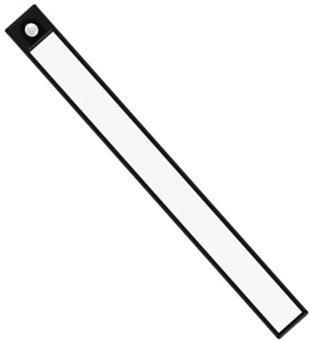 DECOMELODY Lampe LED de Mouvement Rechargeable, Veilleuse Nuit à Piles, Éclairage sous Armoire Noir Chaud, Lumière Douce sans Éblouissement pour Chambre et Couloir, Installation, Usage