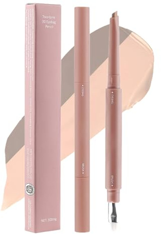 Augen-Highlighter 2,5g Zweifarbiger Seidenraupen-Concealer für dunkle Ringe | Augen-Highlighting-Stift Gesicht Concealer Lidschatten für junge Frauen Party Geburtstag Kostüm Cosplay R