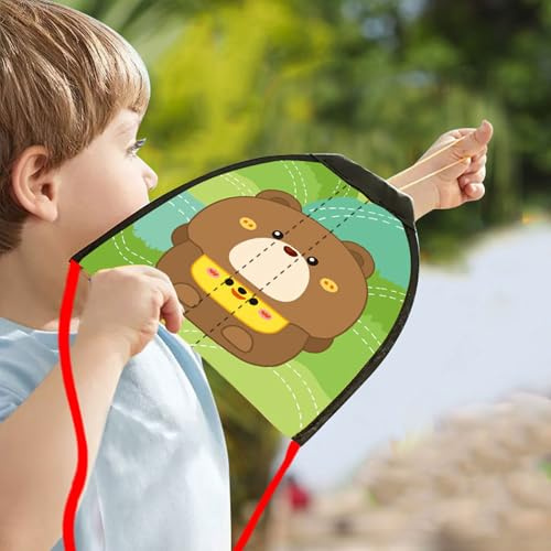 Yanmis Aquiloni per Pollici per Bambini Giocattoli Volanti per all'aperto Ragazzi Ragazze Beach Divertimento Leggero Portatile Facile da Giocare Design 4 Pezzi (4PCS)