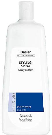 Basler Styling Spray Salon Exclusive extra strong Nachfüllflasche 1 Liter | Haarspray Männer & Damen