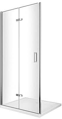 Porta doccia apertura a libro per installazione in nicchia (78-81,5)