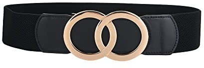 SYMOL Gürtel Damen Elastischer Taillengürtel 70CM-160CM Normale Große Taille Ledergürtel Dehnbarergürtel Mode Frau 5CM Kleidgürtel.