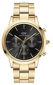 Daniel Wellington DW00100641 Mens Iconic Chronograph Gold 42mm Watch