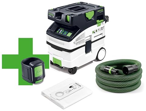 Festool Absaugmobil CTM MIDI I CT-F Edition CLEANTEC (mit Hauptfilter, SELFCLEAN Filtersack, Saugschlauch, Sauger-Fernbedienung)