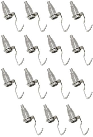 Picture Hanging Wire Hook, 15 Pcs Stainless Steel Adjustable Display Art Picture Hanger Hook, Heavy Duty Wire Hanging Hooks for Photo Frames, Lamp, Flowerpots (Type B)