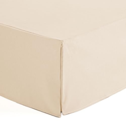 Housse de canapé 140 x 190/200 cm Housse sommier lit 140 cm - Couleur écru