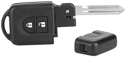 TKSE Étui Porte-clés, Télécommande de Voiture ABS à 2 Boutons, étui Porte-clés Rabattable, Coque de Couverture Intelligente, Convient, Coque de Couverture Intelligente Légère