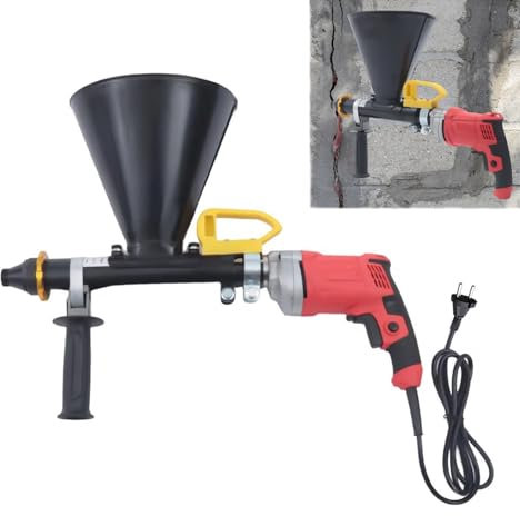 Pistolet à coulis électrique Portable pour mortier, Pulvérisateur de Calfeutrage pour jointoiement de jointoiement avec 2 Buses pour Machine à jointoyer Le Ciment