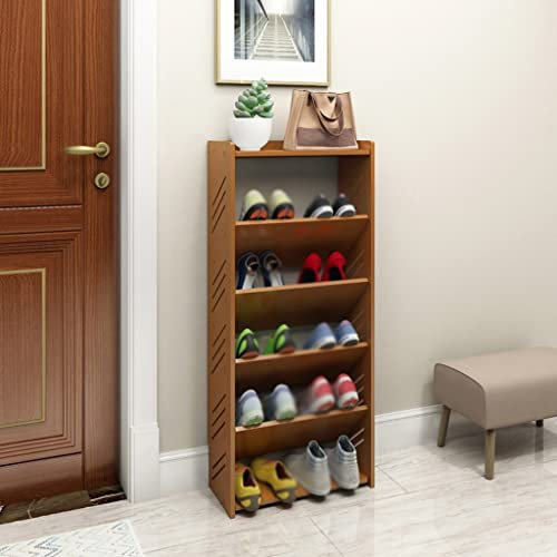 Schuhregal Schuhständer Schuh-Organizer Schuhregal-Organizer Vertikales Schuhregal 6-stufiges multifunktionales Lagerregal Wohnzimmer Schlafzimmer Flur Schuhregal Schuhregal für den Eingang vor der H
