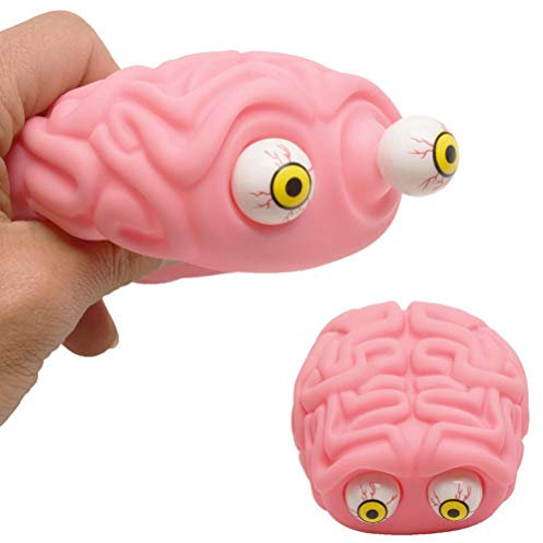 Stressbälle für das Gehirn, Fidget-Spielzeug Zum Drücken der Augen, Platzende Spielzeuge Zum Platzen der Augen, um Stress und Ängste Abzubauen, Lustiges für Jugendliche und (Rosa)