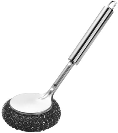 Edelstahl Wollschrubber Mit Edelstahl Schrubbbürsten Küchenreinigungsmittel Für Töpfe Pfannen Spülbecken Geschirrschrubber Reinigungsbürste