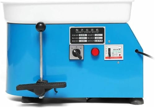 FLTRGO 250 W Tornio in Ceramica Elettrica, Macchina in Ceramica Fai -da -Te, Pedale di Argilla, Lavoro in Ceramica, Strumento Artistico ~/