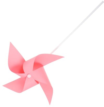 Kit de Moulinet Vierge pour Garçon et Filles, 30 Pièces, Rose | Papier et Plastique, Design Créatif Diy, Sorties en Famille, Parc, Encourage Créativité et Interaction