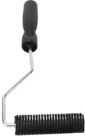 Cocoarm Rodillo de Fibra de Vidrio Rodillo de Laminado de Burbujas de Fibra de Vidrio 28x100mm Herramienta de Rodillo con de Madera para la Industria de Fibra de Vidrio Alisado