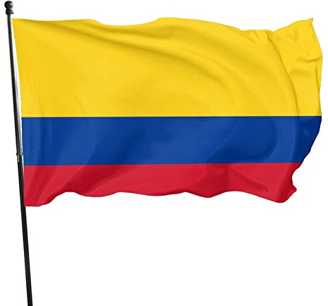 Drapeaux De Jardin Colombie Drapeau Fierté Decoration Drapeaus Décoratif Imperméabiliser Bannière Jardins Pour Défilé Fête Balcon 90X152CM