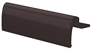 MS Beschläge® Glasfalzgriff Terassentürgriff Balkontürgriff Ziehgriff aus Aluminium (Braun - RAL 8019)