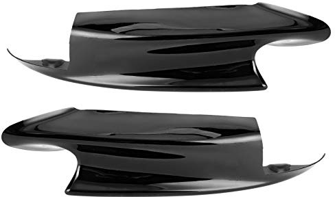 Frontstoßstange Lippensplitter, Fydun Paar Front Stoßstange Spoiler Lip Deflector Splitter Für E90 E92 E93 M3 2007-2012(Glänzend schwarz)