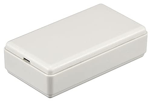 sourcing map 3 Stück Staubdicht Mini-Verteilerdose 50x27x14mm ABS für Elektroprojekt Grau