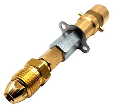 LPG GPL UK Bayonet Propane Gas Bottle Tank Filler Adapter Swivel with None Return Valve