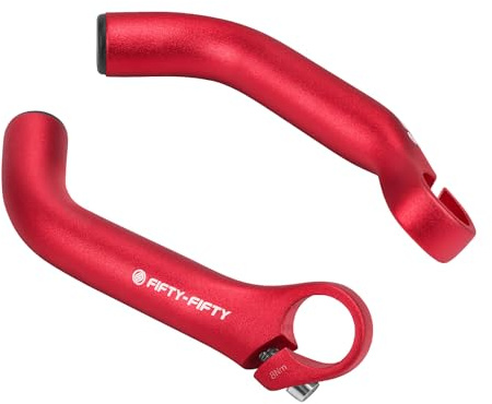 FIFTY-FIFTY Fahrrad Lenkerenden, Bar Ends Fahrrad, Aluminiumlegierung Lenkerhörnchen MTB
