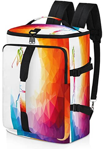 Golf Sportsman Sport-Rucksack für Herren und Damen, Golf-Sporttasche, mit Schuhfach für Fitnessstudio, Reisen, Wandern, Rucksack, multi, Einheitsgröße, Sportlich
