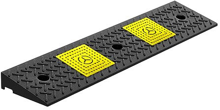 Rollstuhlrampe Mit Rutschfester Oberfläche, Gummischwellenrampe, Kabelabdeckung, Bordsteinbrückenrampe Für Stufen, Auffahrt Und Bordsteinkante, Schneidbar ( Farbe : Schwarz , Größe : 100x25x8cm )