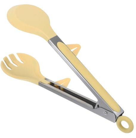 IMIKEYA Verbrühungshemmender Lebensmittelclip Buffetzange Sieblöffel Catering-zange Lebensmittelzange Aus Gebäckzange Salatzange Kochzange Nudelzange Grillspatel Kieselgel Weihnachten