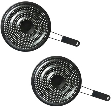 SDMAX Ring Pan Mat Hob Tagine Heat Diffuser for Induction Cooktop Adapter Plate: Flame Reducer Ring For Gas Stove, Glass Cooktop Converter Flame Guard (2 Pcs)