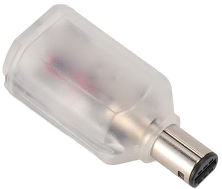 Adaptador de Controlador Inalámbrico, Conexión Estable para Control de Botones Indicador LED Adaptador de Controlador Inalámbrico para Consola de Juegos Retro (Blanco