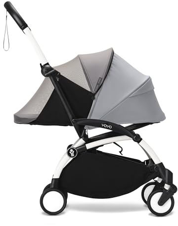 Stokke YOYO 0 + Neugeborenen Set Moskitonetz - Schütze dein Kind vor kleinen Insekten - Einfach zu installieren und aufzubewahren - 100% Nylon