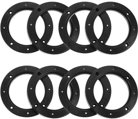 Angoily 4 Paar 4 Kunststoff-Lautsprecher-Abstandsringe Subwoofer-Lautsprecher-Abs-Abstandshalter Für Auto Auto-Stereo-Lautsprecher-Abstandshalter-Adapterring-Montagehalterung ()
