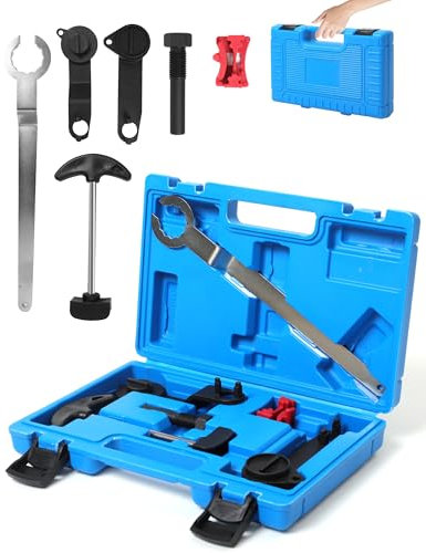 XSTARYE Outils de Courroie de Distribution Moteur pour VW kit Calage Distribution Outil Calage Arbre a Came Distribution pour VAG EA211 1.0L 1.2L 1.4L 1.6L FSI TSI TFSI, T10477 T10494...