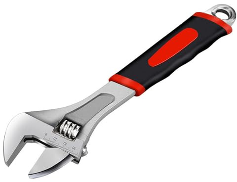 AMBEERT Small Adjustable Spanner, Compact and Portable Design, 15 cm Adjustable Spanner for Mechanical and Automotive Repairs, Lightweight and Durable, Ideal for Tight Spaces