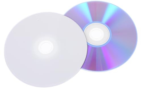 Beaupretty Disques CD Audio Vierges Compatibles DVD et CD Haute Capacité 2pcs en Plastique Prévenant la Perte de Données pour Studio et Usage Domestique