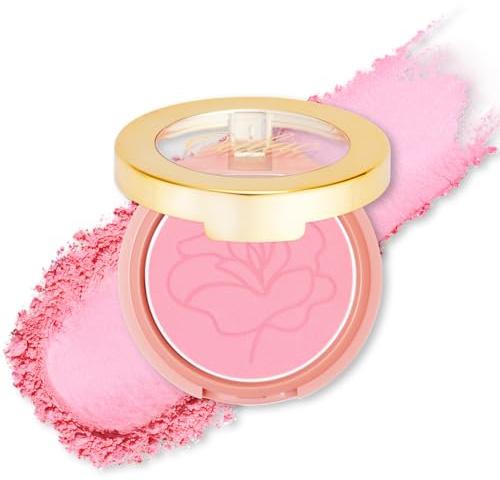 Oulac Satin Cream Blusher, highlighter med bländbar blush, långvarig rouge make-up, blekning och överföringsbeständig, Vegan & Cruelty Free, ST07 Pink Poppy 4,8 g