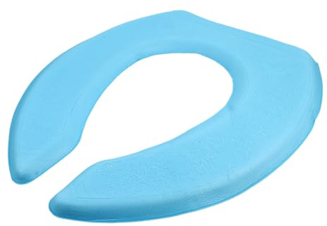ELAYARD Cojín Inodoro Acolchado EVA Transpirable U-forma Lavable Antideslizante para Baño Hogar Oficina Azul