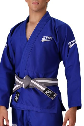 Premium Jiu-Jitsu Gi for Men– Lightweight 450 GSM Pearl-Weave BJJ Kimono, Durable Training & Competition Martial Arts Uniform, Mens BJJ Gi Set with Ripstop Pants