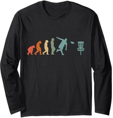 Disc-Golf-Player Disc-Golfing Game Vintage Disc-Golf Maglia a Manica