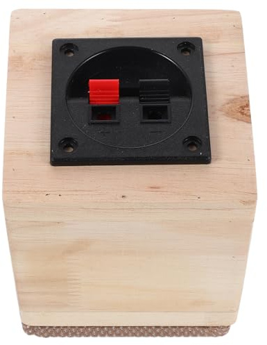 PACKOVE Cassa in Legno per Altoparlanti Auto Vuota, Contenitore Stereo per Veicoli e Subwoofer, Custodia Acustica Multifunzionale per Impianti Audio di Camion e Automobili, Supporto