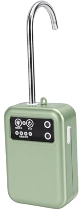 TOPINCN Tragbare Elektrische Wasser-Sauerstoffpumpe, Aquarium-Luftpumpe mit Eingebautem Licht und Intelligentem Sensor für Angeln, Köder, Eimer, Tank, Camping