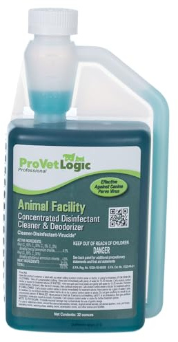 ProVetLogic Animal Facility Disinfectant Cleaner & Deodorizer (Concentrated) - 32oz AcuPro Bottle