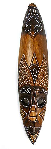 Maschera africano in legno 50 cm. decorativo da parete africana.