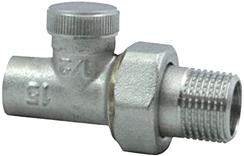 Dritto Valvola Intercettazione 15mm x 1/2 Inch Maschio BSP Saldato Termosifone