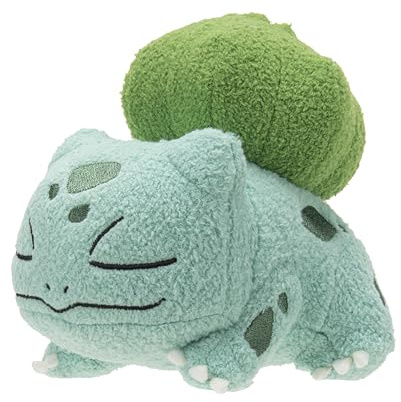 Pokemon PKW2787 Bulbasaur Sleeping PLUSH-5-Inch Premium Plush, Multicolor