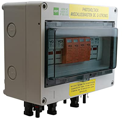 0% MwSt. Privat DE PV ANSCHLUSSKASTEN DC 2-Strings 1000V T2 2P DC2S2P