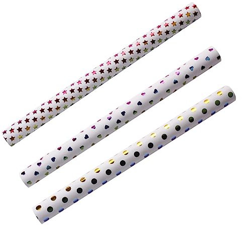 FRCOLOR Graceling 3st Geschenkpapier Blumenverpackungspapier Strauß Dartscheibe Kinder