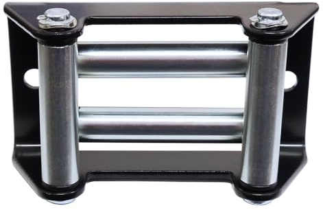 Young Wolf Soporte de Rodillo Guía de Cabrestante para ATV UTV SUV Repuesto de Guía de Cabrestante de Coche (109mm (2000 libras))