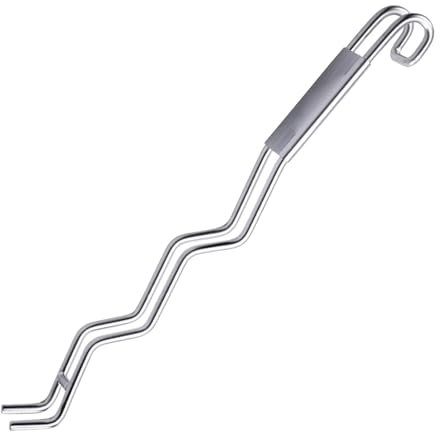 Forchetta da carne con gancio, antiscivolo, multifunzione, accessorio da cucina per barbecue, grigliate, picnic