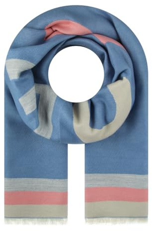 Majea Damenschal Winterschal Strickschal Damen Schal (880043) (blau 13)